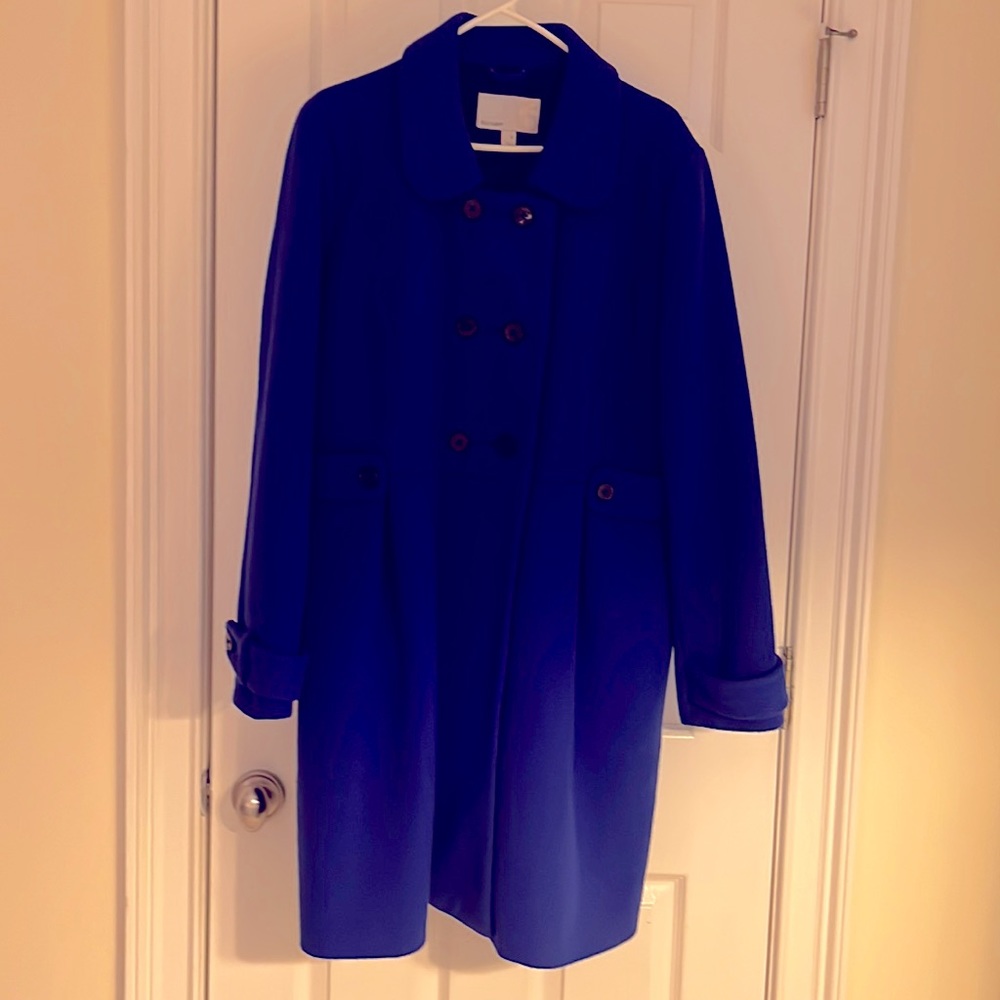 Ladies dress coat. Royal blue